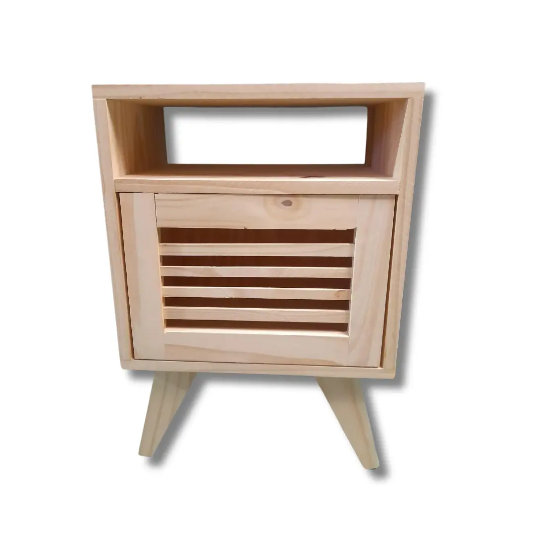 Mesa de luz con puerta