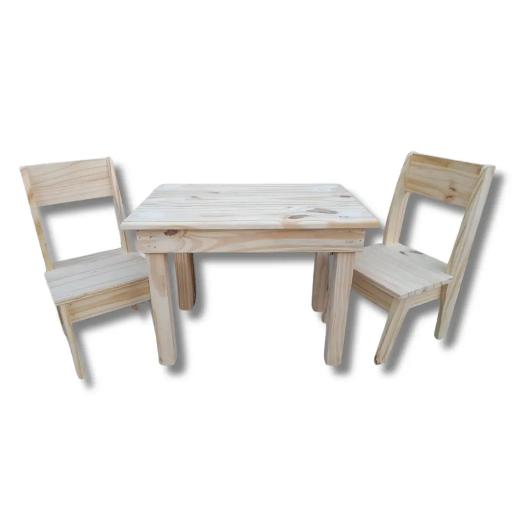 Juego de mesa y silla para niños